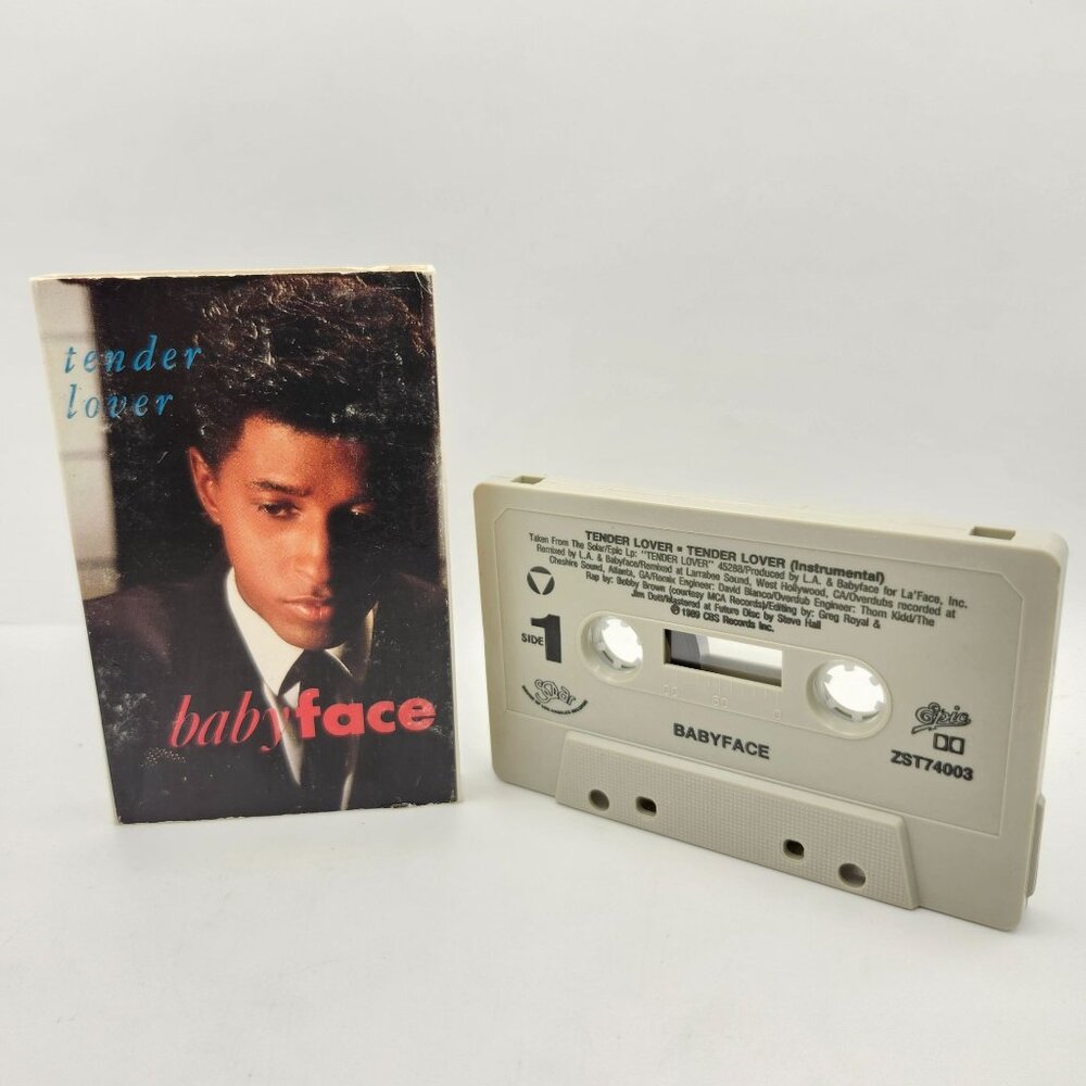 Babyface Tender Lover Cassette Single 2 Track Epic Records ZST 74003 Cassingle